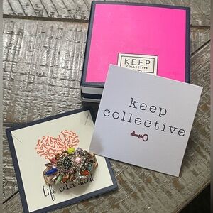 Keep Collective Shades Of You Rose Gold Focal Charm Slider NEW